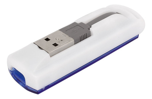 Qtqgoitem Usb 2.0 Todo Uno Micro Sd Ms Adaptador Lector Azul