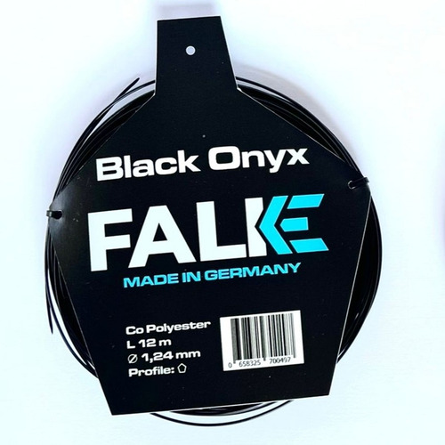 Falke Black Onyx Encordado Tenis Individual 1,24mm 12m