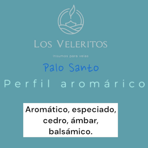 Fragancia Esencia Aromática Para Velas | 125 Ml Palo Santo
