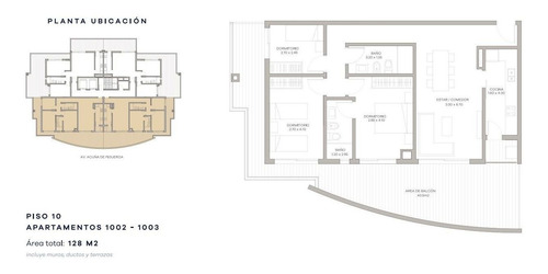 Imagen 7 de 7 de Apartamento 3 Dormitorios En Centro, Maldonado - Italia