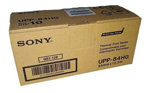 Papel Térmico Sony Upp-84hg Alto Brillo (5 Rollos)