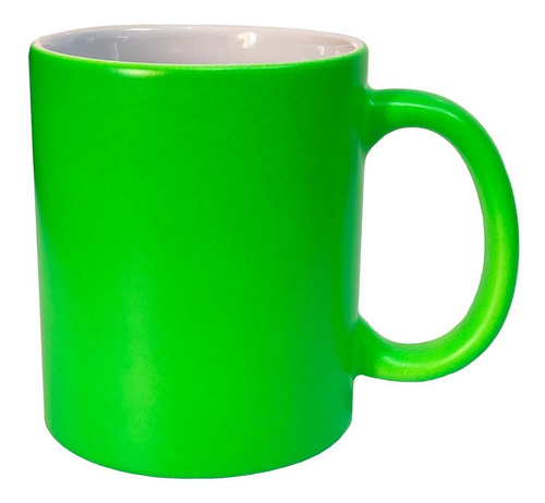 Taza Neon Rosa Para Sublimar Sublimacion 24pz Amarillo