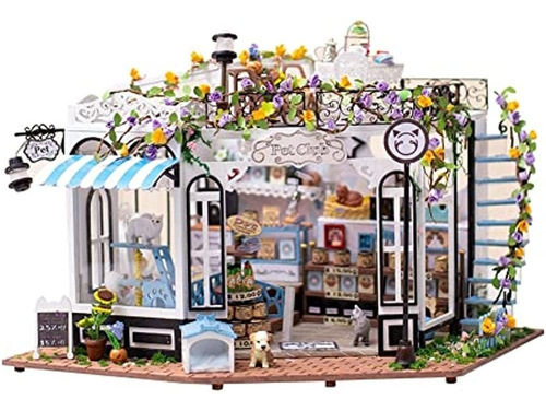 Miniatura Joy House Kit Pet Shop - Diy Miniatura Dollhouse K