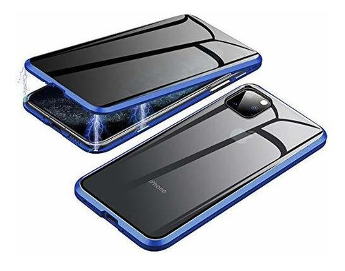 Spy Case For iPhone Pro Max Inch Degree Front And Back Blue