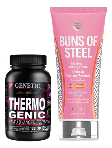 Thermogenic Genetic Buns Of Steel Crema Quema Grasa Definida