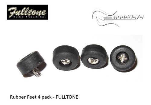 Pezinhos Borracha Pedais Fulltone Rubber Feet Original