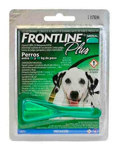 Pipeta Frontline Plus 20 - 40 Kg X 3 Envío Gratis Pethome 