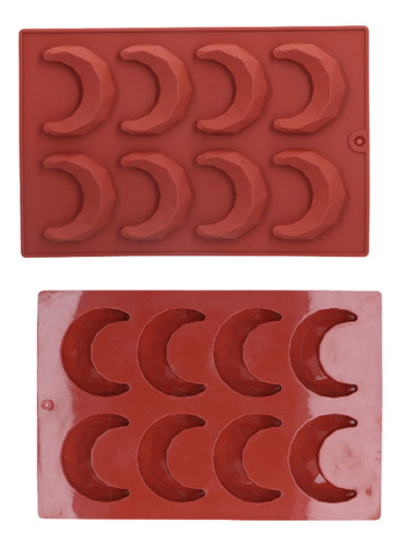 Molde De Chocolate Con Forma De Luna, Lata De Silicona Antia