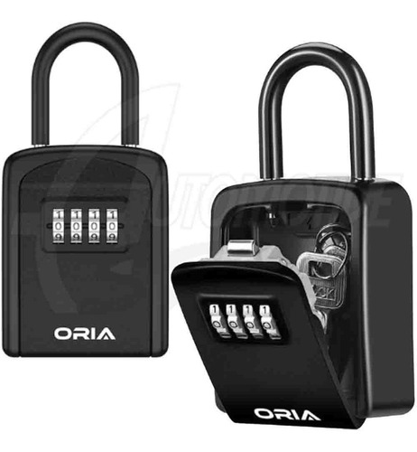 Cadeado Cofre Surf Lock Segredo Chaves Casa Haste Fixa Preto