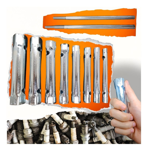 Chave Para Trocar Vela De Ignição 6mm A 22mm Universal Kit