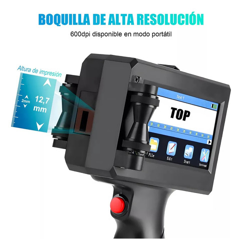 Impresora Portátil De Inyección De Tinta De Alta Definición