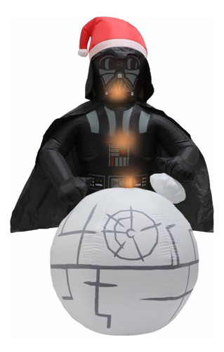 Inflable Navideño Star Wars Darth Vader 1.83 Metros Luces