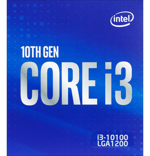 Procesador Intel Core I3 10100 Hasta 4.3 Ghz Quad-core