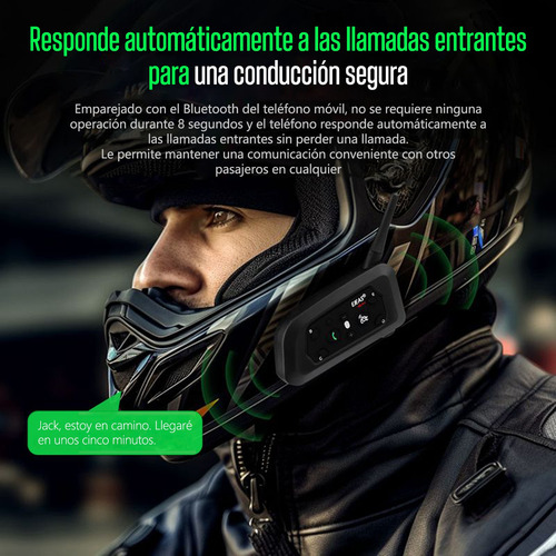 Intercomunicador V6pro+ Para Casco De Motocicleta