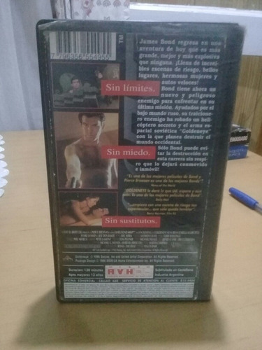 Pelicula En Vhs 007 Goldeneye (Usado)