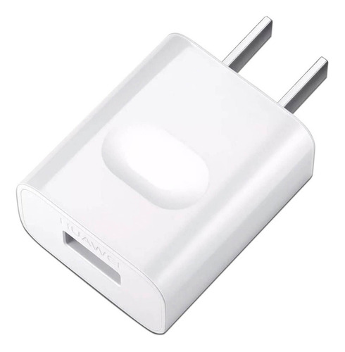 Cargador Huawei HW-059200UHQ usb-a de pared con cable carga rápida blanco