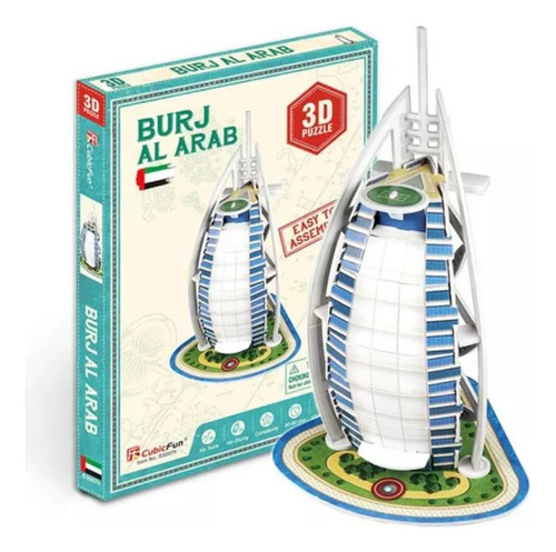 Cubic Fun Rompecabeza 3d Edificio Burj Al Arab - Duba 67327