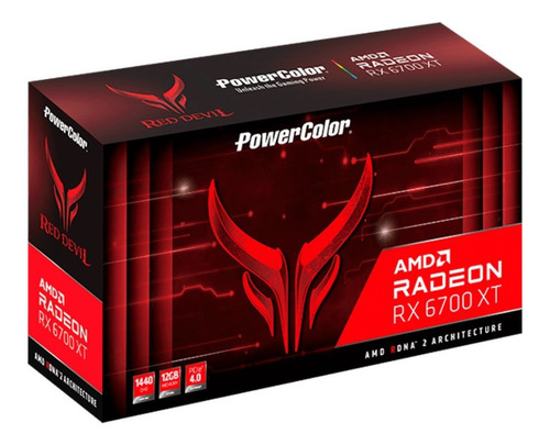 Placa Vídeo Powercolor Red Devil Radeon Rx 6700 Xt 12gb Ddr6