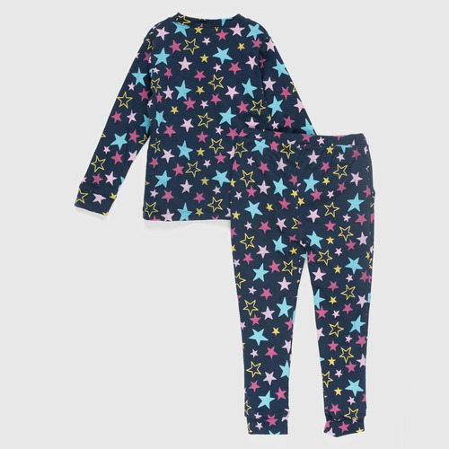 Pijama Azul Estrellas Colores Coyote Kids