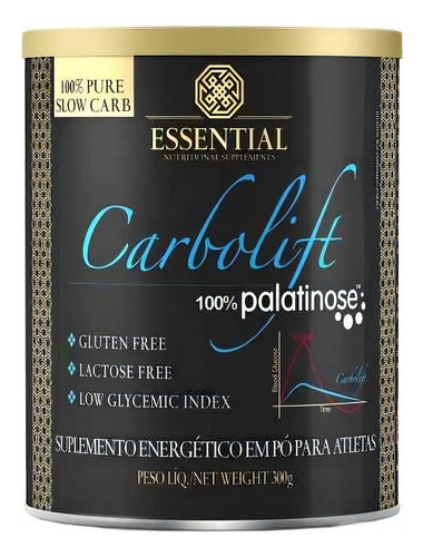 Suplemento em pó Essential Nutrition  Carbolift carboidratos Carbolift