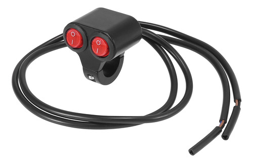 Motoforti Dc In Motocicleta Manillar Doble Control Rojo Luz