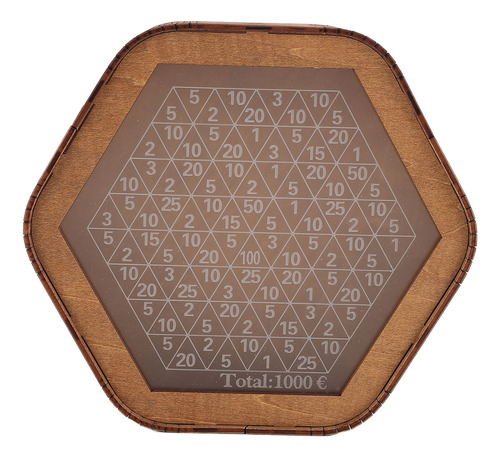 Tarro De Madera Para Ahorrar Dinero En Forma De Hexágono Exq