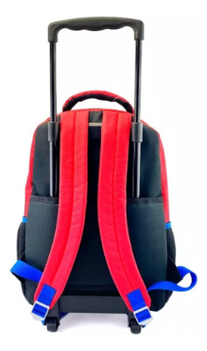 Mochila Carro 3d Super Mario 16 Pulgadas Tapi Sharif Express Color Negro Y Rojo Diseño De La Tela Único