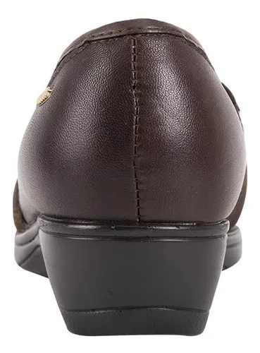 Zapatos Dama Comodos Cafe Calzado Pazstor 7211