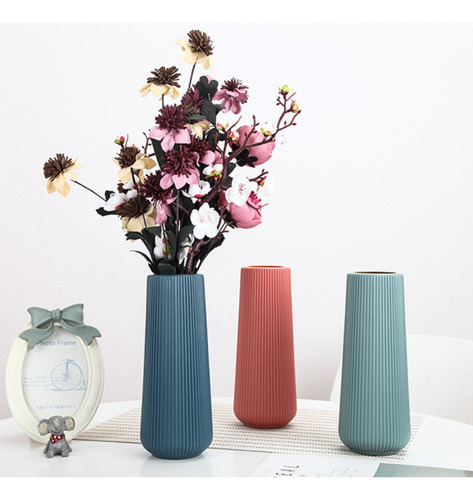 Jarrón De Flores De Plástico De Estilo Nórdico Para Decoraci