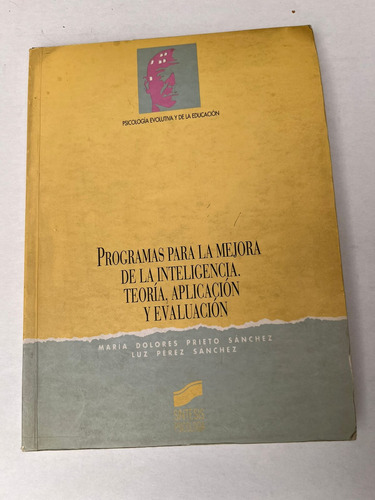 Programas Para La Mejora De La Inteligencia....ma. D. Prieto