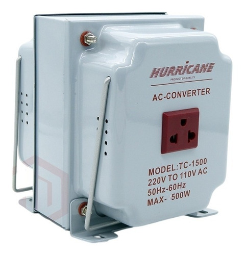 Transformador Hurricane 500w Adaptador 220/110v Ac