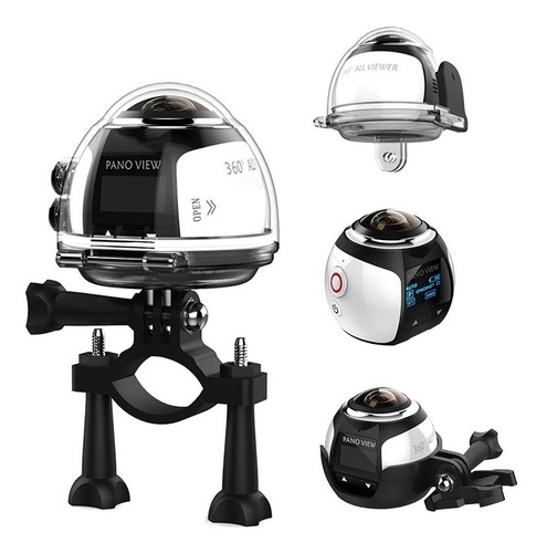Câmera 360º À Prova D´água Vr 4k Wi-fi