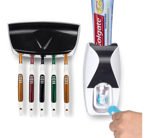 Dispensador Automatico Pasta Dental Porta Cepillos Dientes