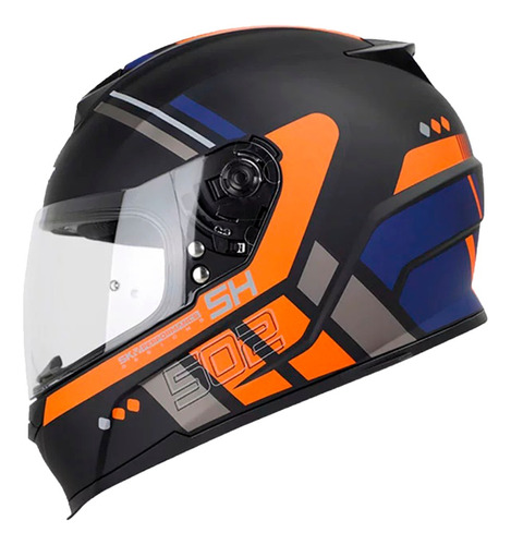 Casco Integral Shaft Vizor Visor Transparente Mate 