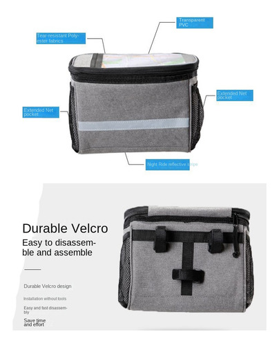 Bolsa Para Manillar De Bicicleta Bolsa Para Manillar De Bici