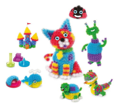 Bunchems Forma Y Crea Moldes Figuras Kit 400 Pzs Spin Master