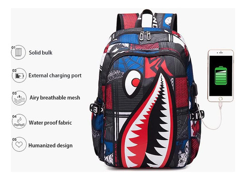Taxxvix Mochila De Viaje Con Puerto De Carga Usb, Antirrobo