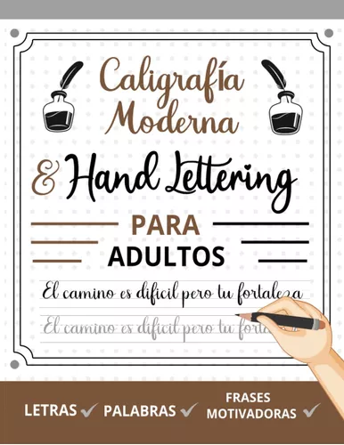 Cuaderno De Caligrafía Moderna & Hand Lettering Para Adultos