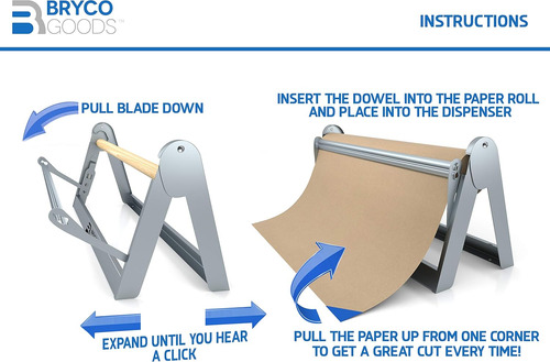 Dispensador De Papel Bryco Goods For Rollos De 45,72 Cm