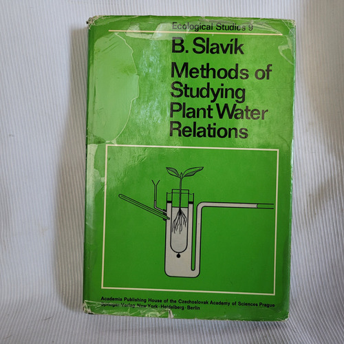 Methods Of Studying Plant Water Relations B Slavik  Ingles