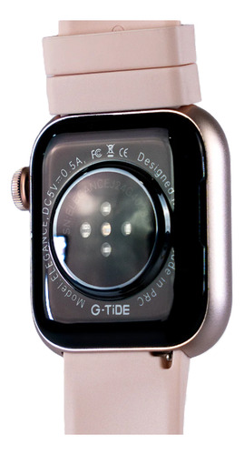 Smart Watch Para Mujer Compatible Con Iphone 11, 12,13, 14 Blanco Lisa Rosa