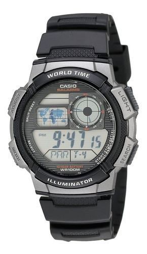 Reloj Casio Ae-1000w-1a Analogo Digital Para Hombre -negro
