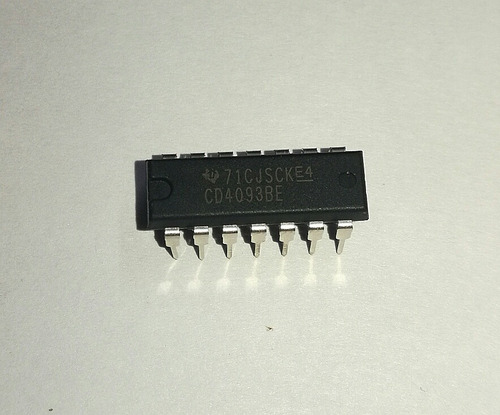 Integrado Cd4093 Dip14 Ic Gate Nand 4 Canales X 10 Unidades