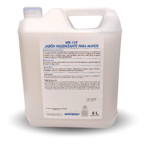 Jabón Liquido 5 Litros