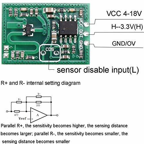 Unidad 5 Rcwl Microonda Sensor Radar Deteccion Distancia