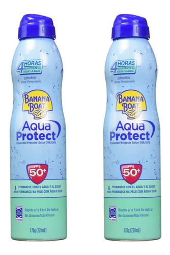 Banana Boat Aero Protetor Solar Aqua Fps 50 Pack 2