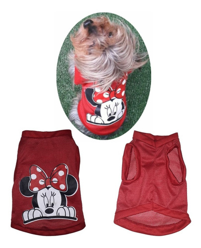 Ropa Jersey Deportivo Para Mascota Perro Modelo Minnie