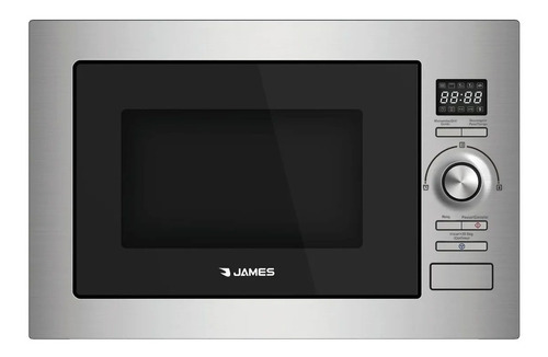 Microondas De Empotrar James Inox 28lts Grill Digital Dimm
