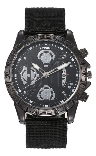 Jewelrywe Reloj Militar Para Hombre, Correa De Nailon, Reloj