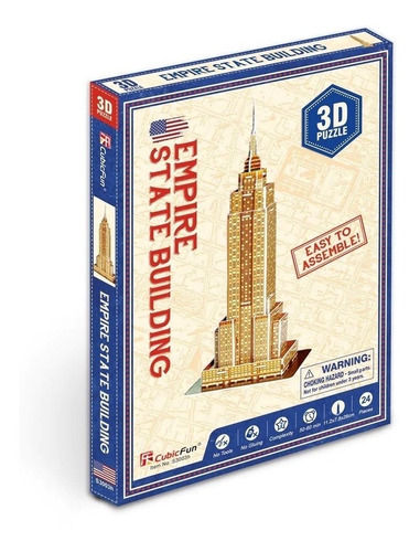 Miniatura - Empire State Building - Puzzle 3d